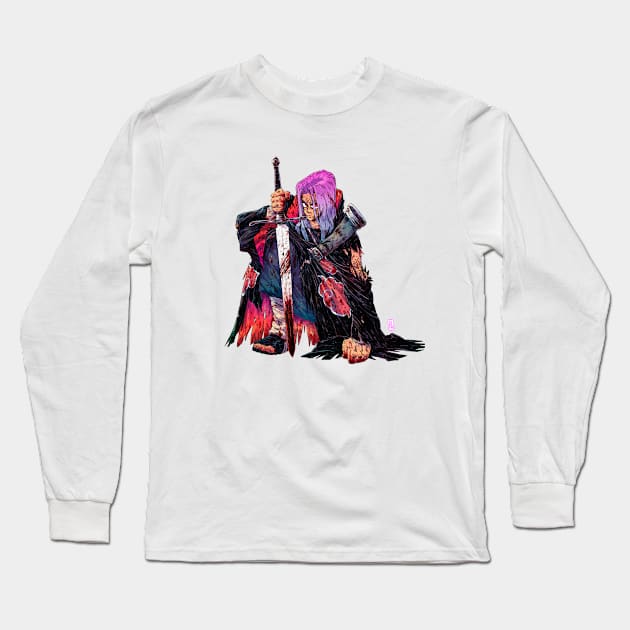 Trunks Uchiwa Long Sleeve T-Shirt by prince_rours